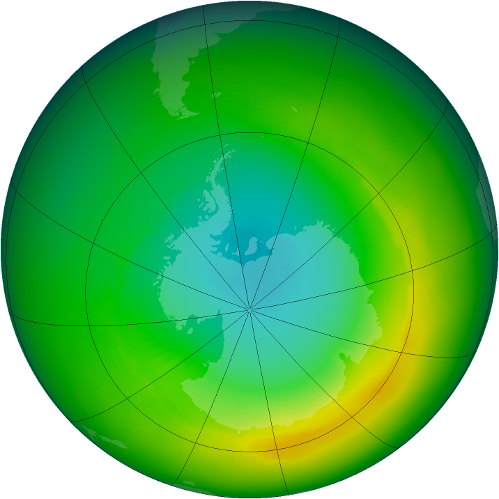 1979-October monthly mean Antarctic ozone